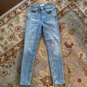⭐️ NWOT ⭐️ Agolde Nico High Rise Slim Fit jeans, size 23! Color: Embark